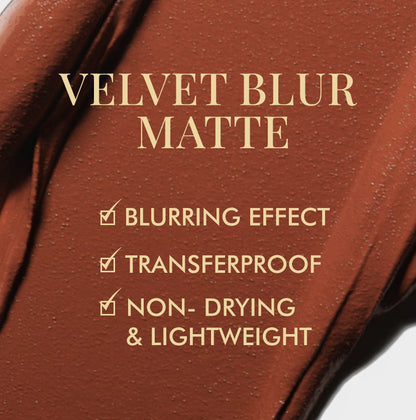 Velvet Blur Matte Liquid Lipstick - Espresso Dream