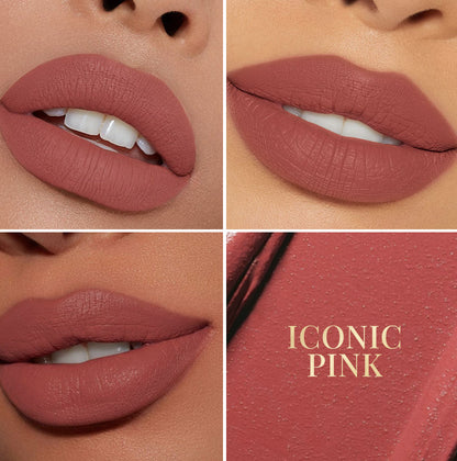 Velvet Blur Matte Liquid Lipstick - Iconic Pink