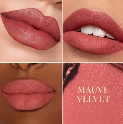 Creamy Matte Kiss Bullet Lipstick - Mauve Velvet